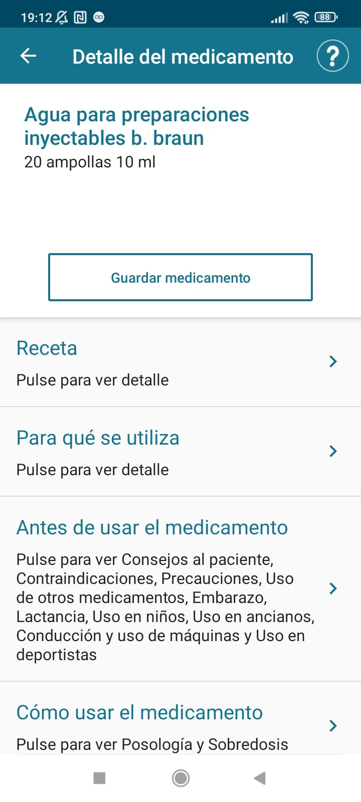 Informació medicació buscada