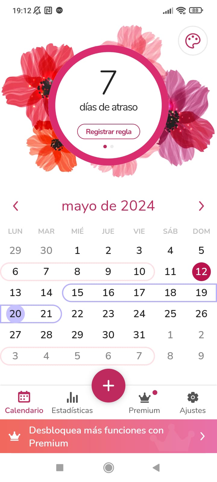 Pantalla calendari